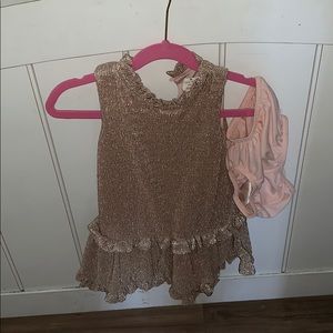 Kate Spade New w/o tags shimmer nude/pink dress